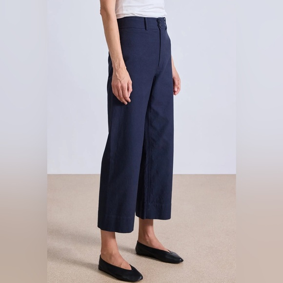 Apiece Apart Navy Wide Leg Pants - Picture 13 of 13
